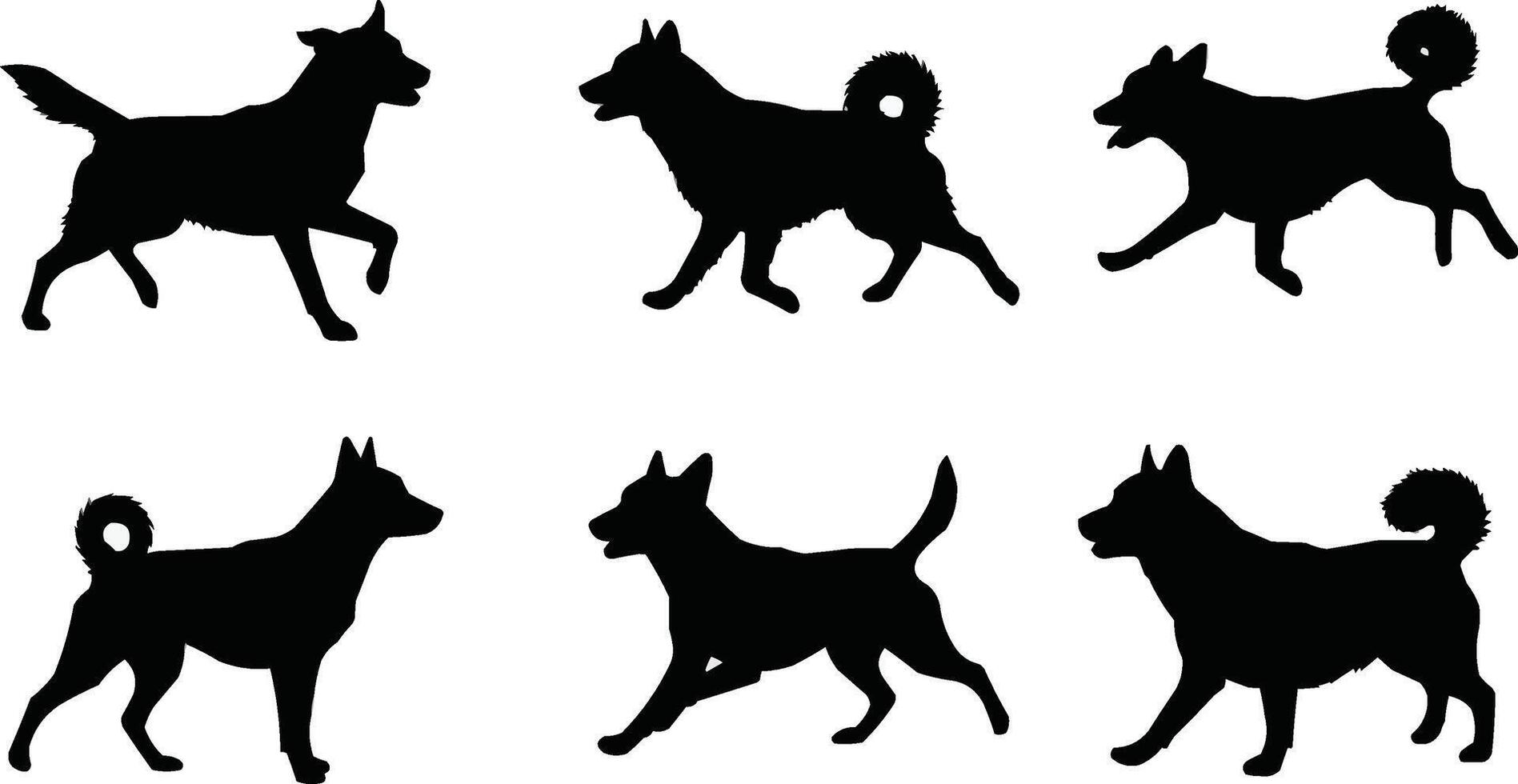 Minimalist Goat Illustrations in Solid Black Design vector