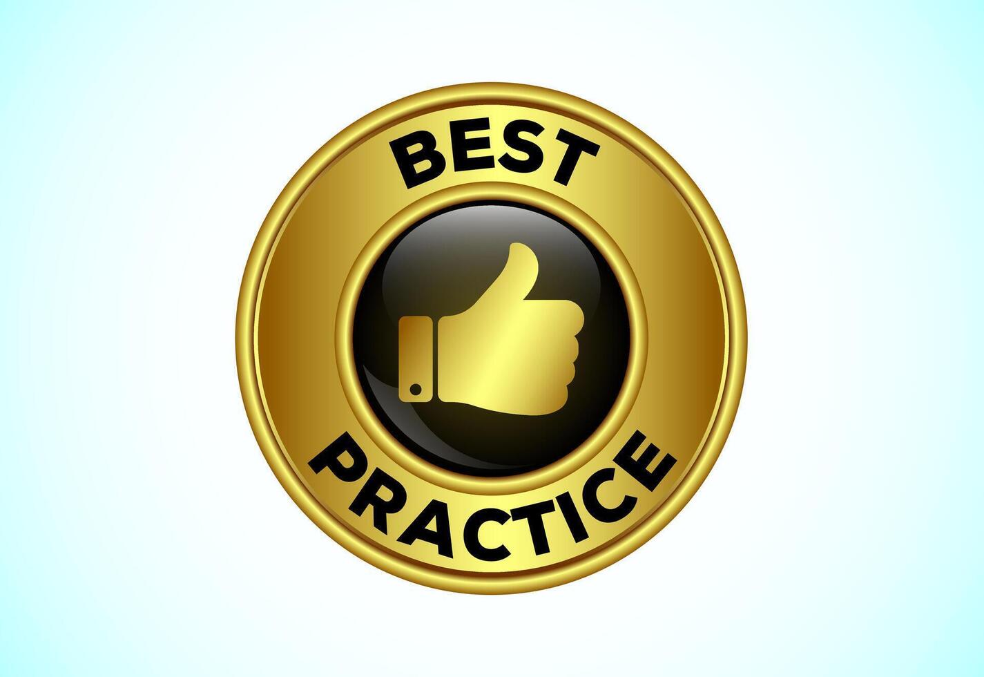 Best practice icon illustration. Best practice button for mobile app, and website UI design. vector