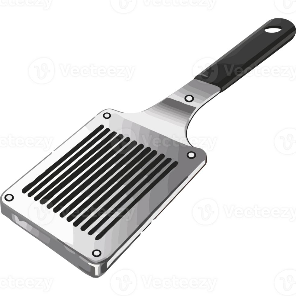 Shiny kitchen utensil spatula icon isolated png