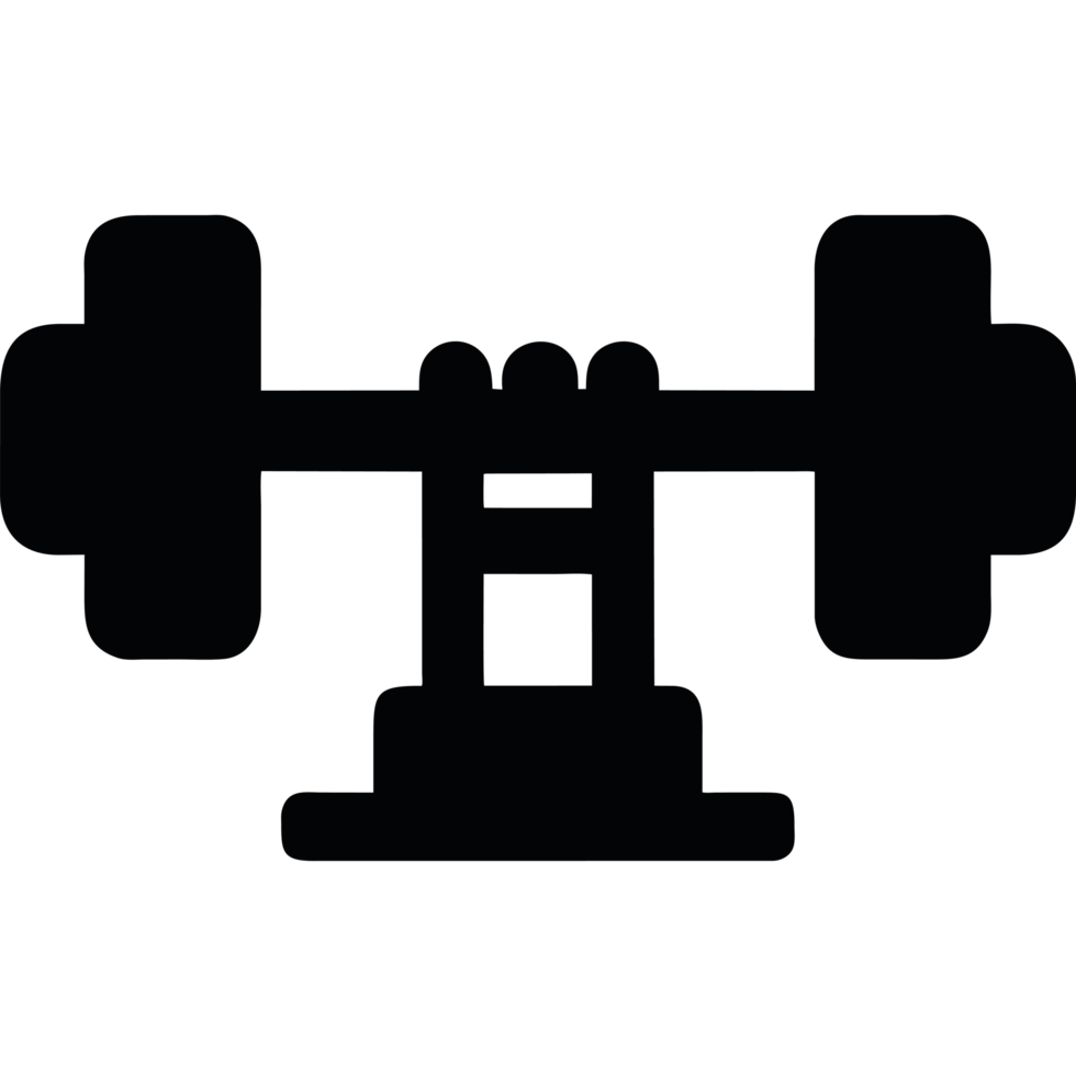 Barbell icon isolated png