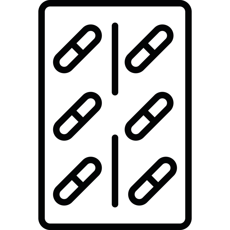 pills tablet icon design isolated png