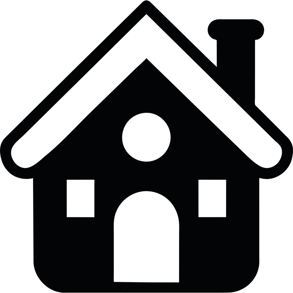 House icon isolated design png