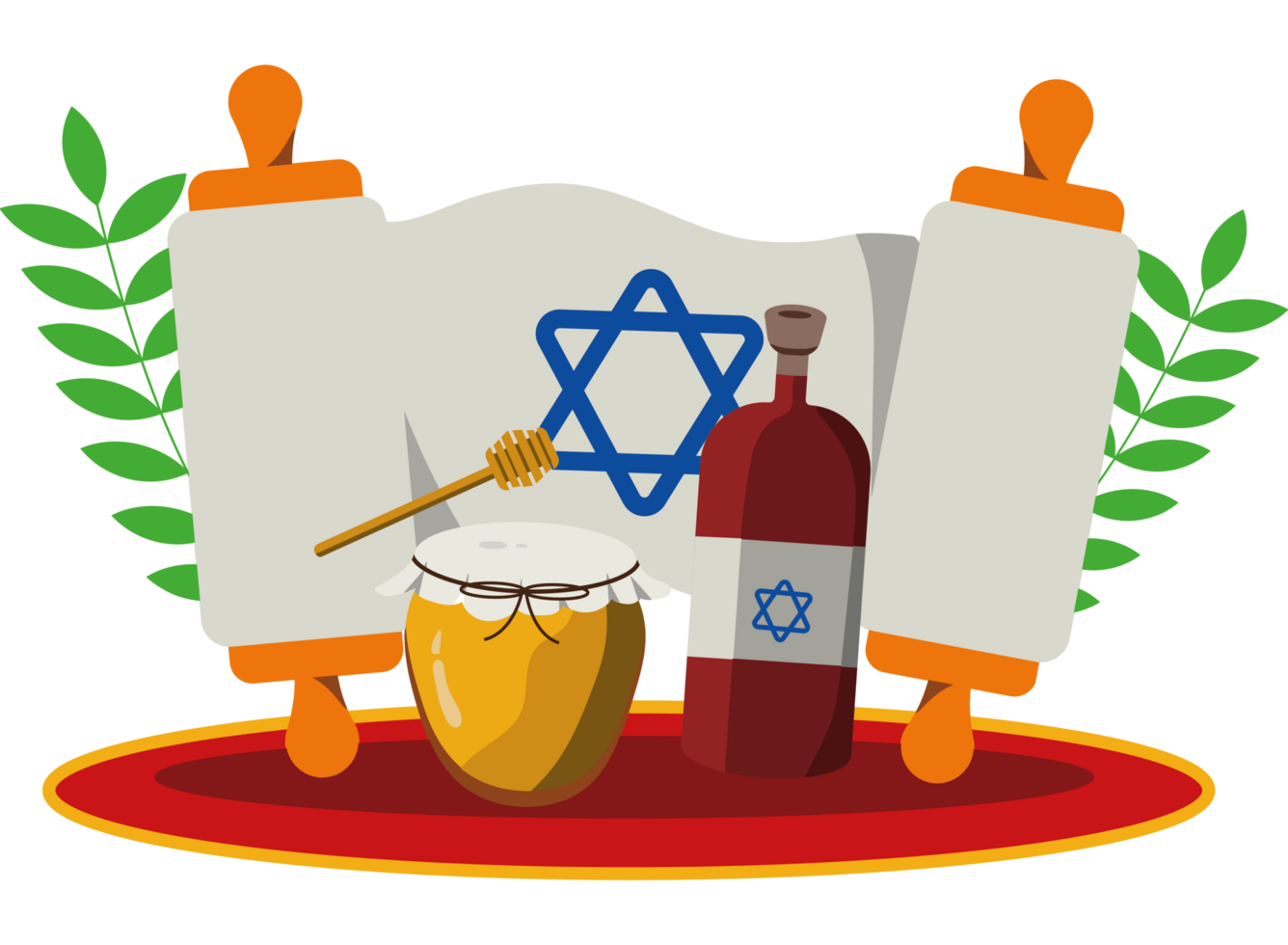 yom kippur design icon isolated png