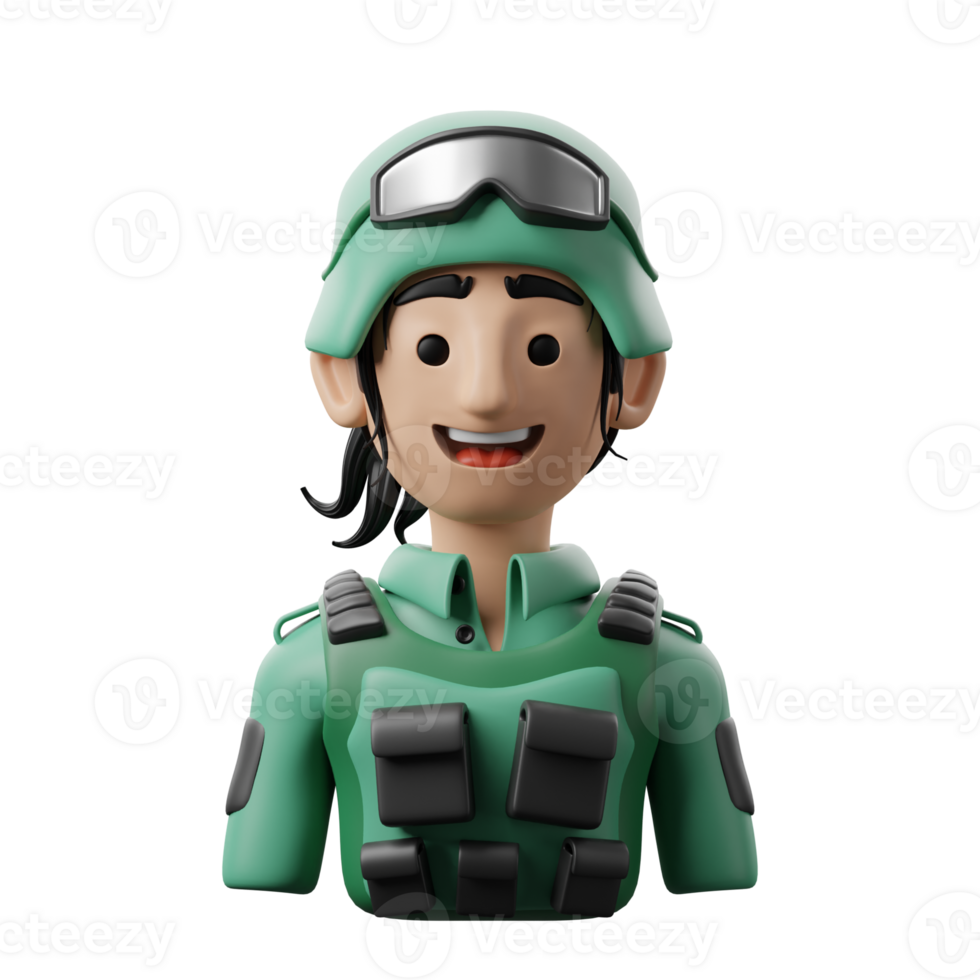 A figurine of a soldier wearing green clothes png