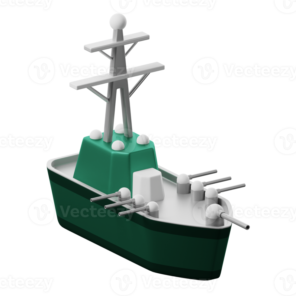 A green and white ship with a mast png
