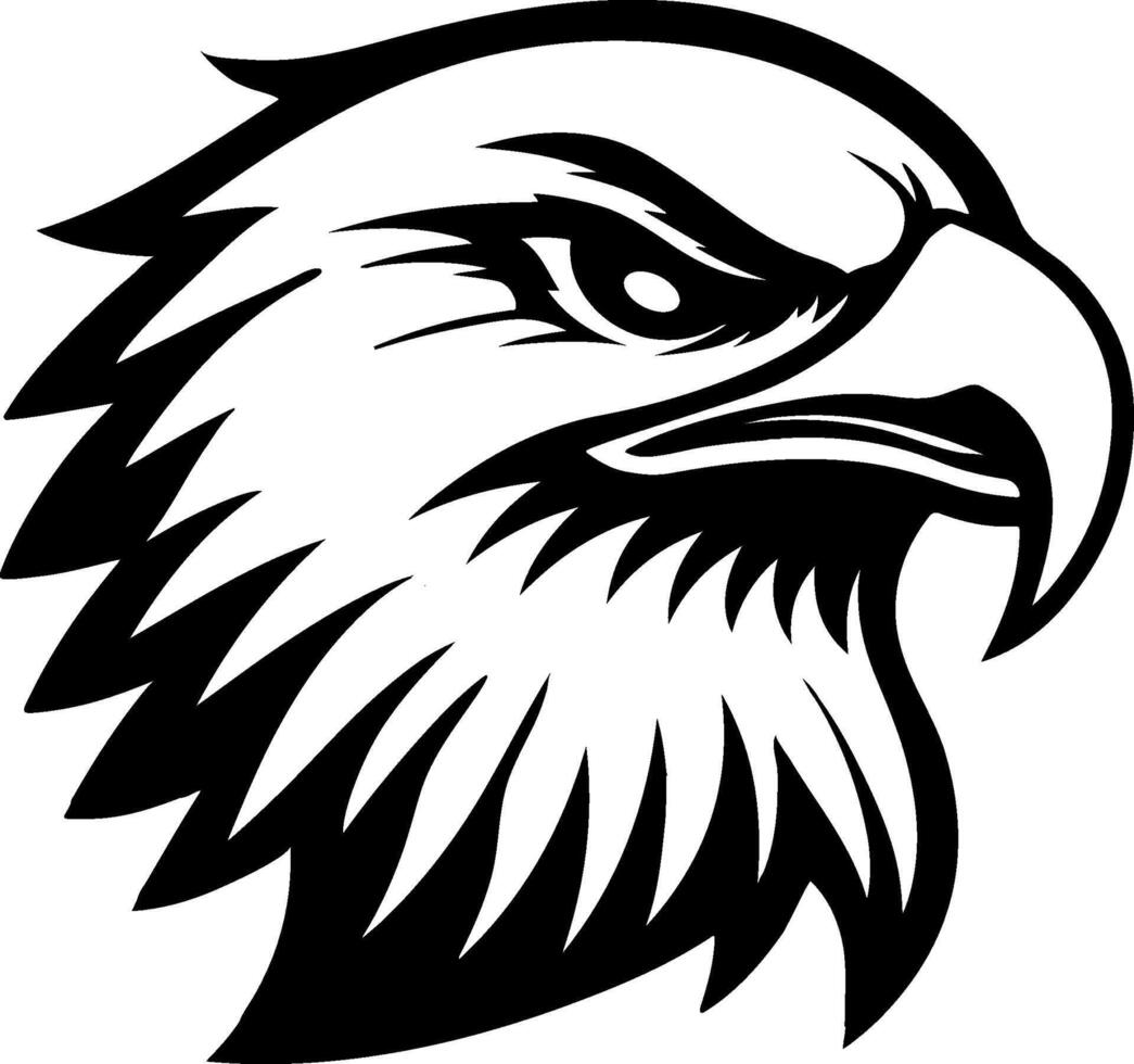 Bald eagle design art vector