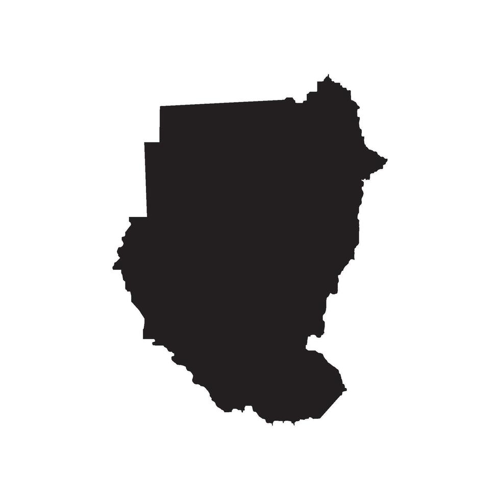 Sudan Map Icon design vector