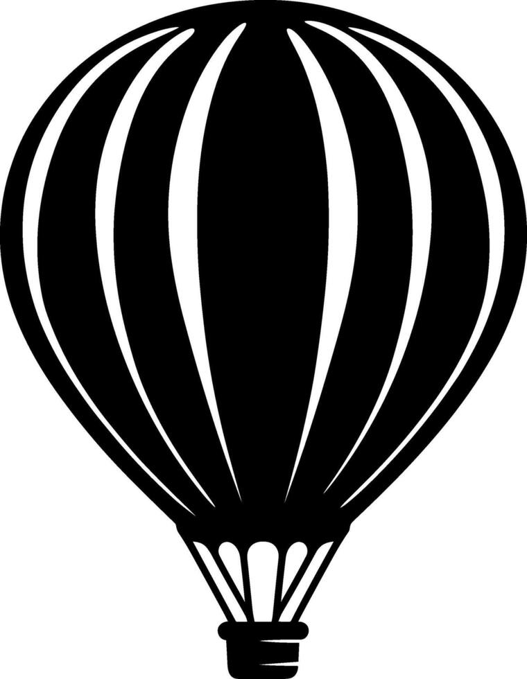Hot Air Balloon Silhouette vector