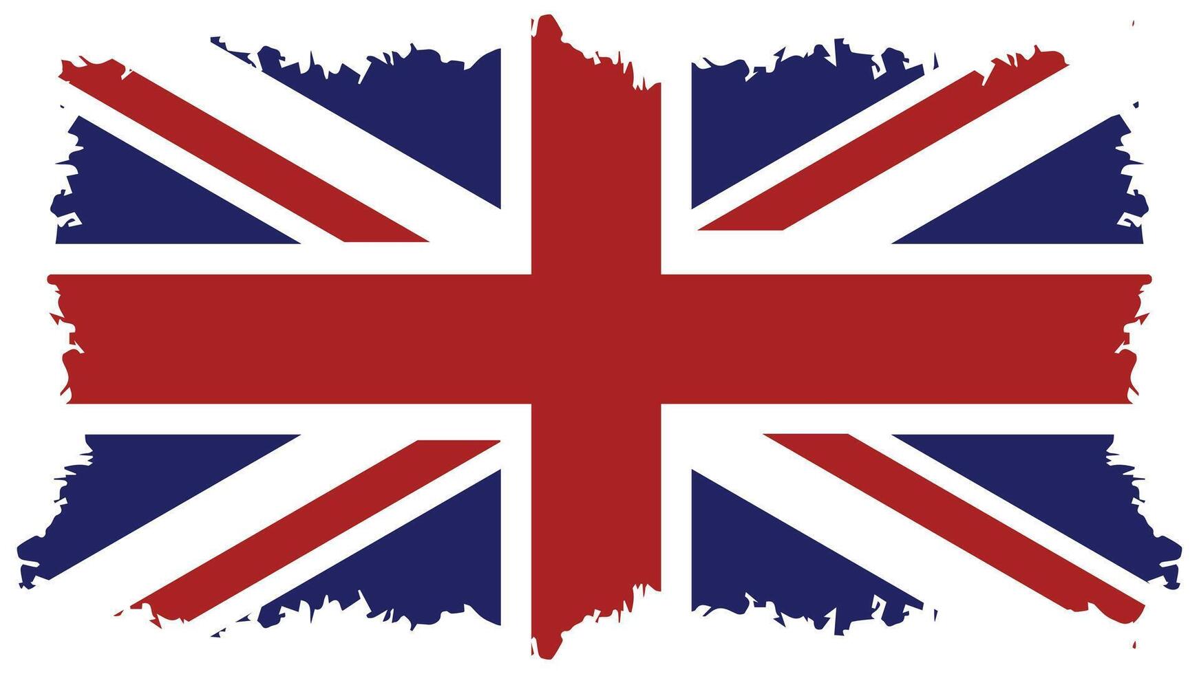 Grunge England Flag Design vector