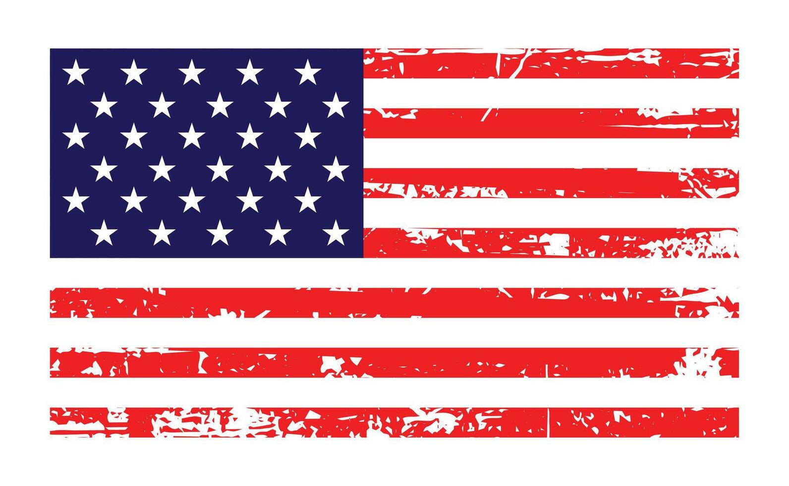Grunge USA Flag vector