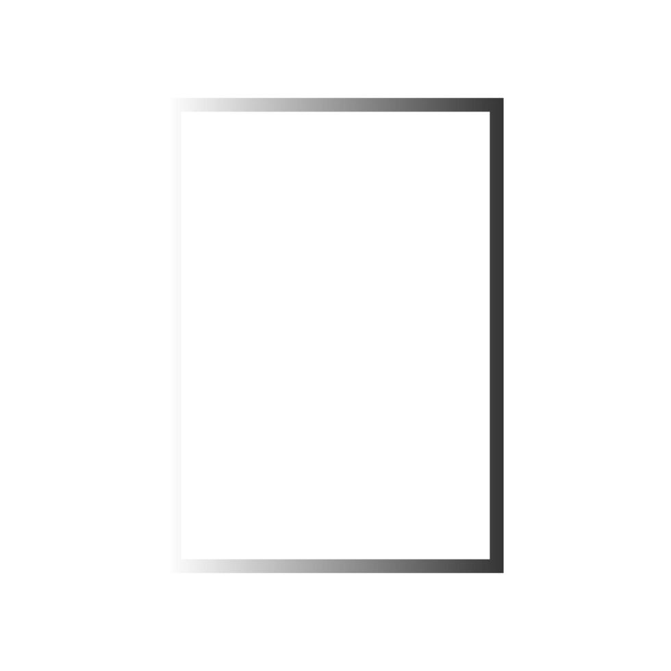 Clean black edge vector