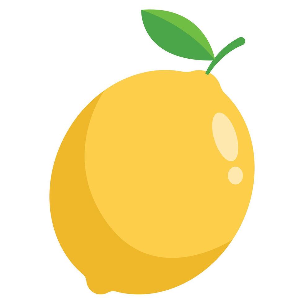 Illustration of a Fresh Lemon vector
