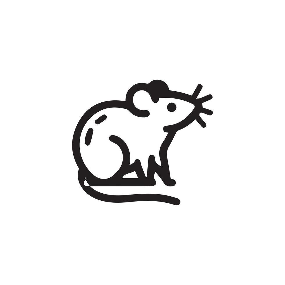 Rat design icon art illustration vector
