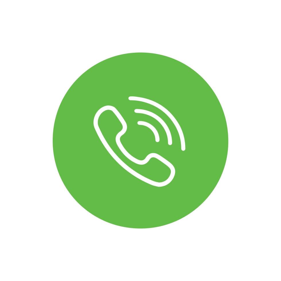 Phone call icon. Telephone icon symbol, illustration. vector