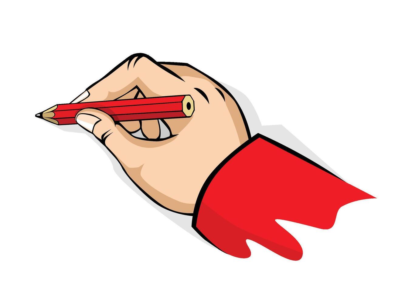 hand draws simple pencil vector