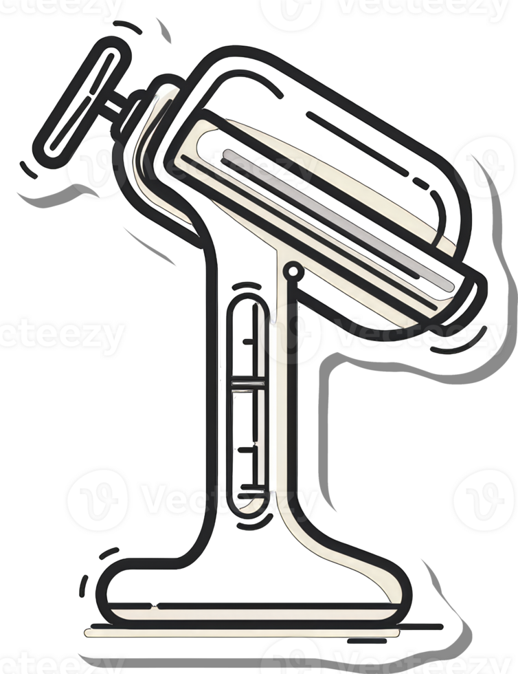 A Handheld Mechanical Mixer Device Illustration png