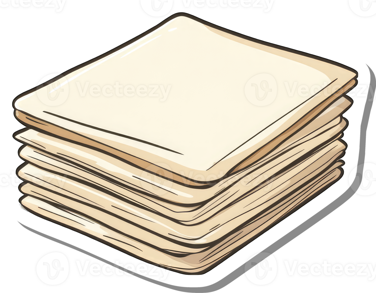 A Stack of Bread Slices Ready For Toasting png