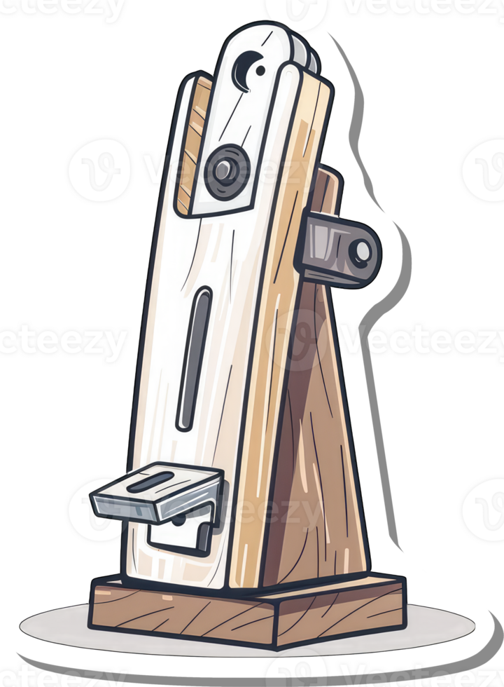 Wooden Device with Rotating Mechanism and Tray png