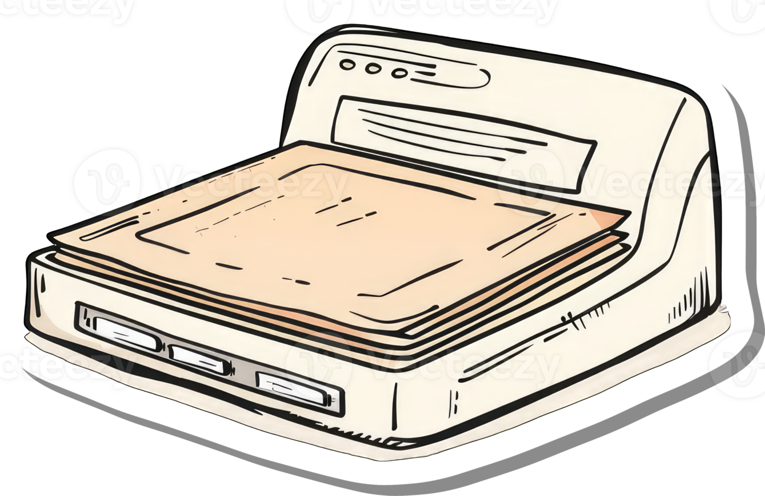 Vintage Illustration Of A Retro Weighing Scale png