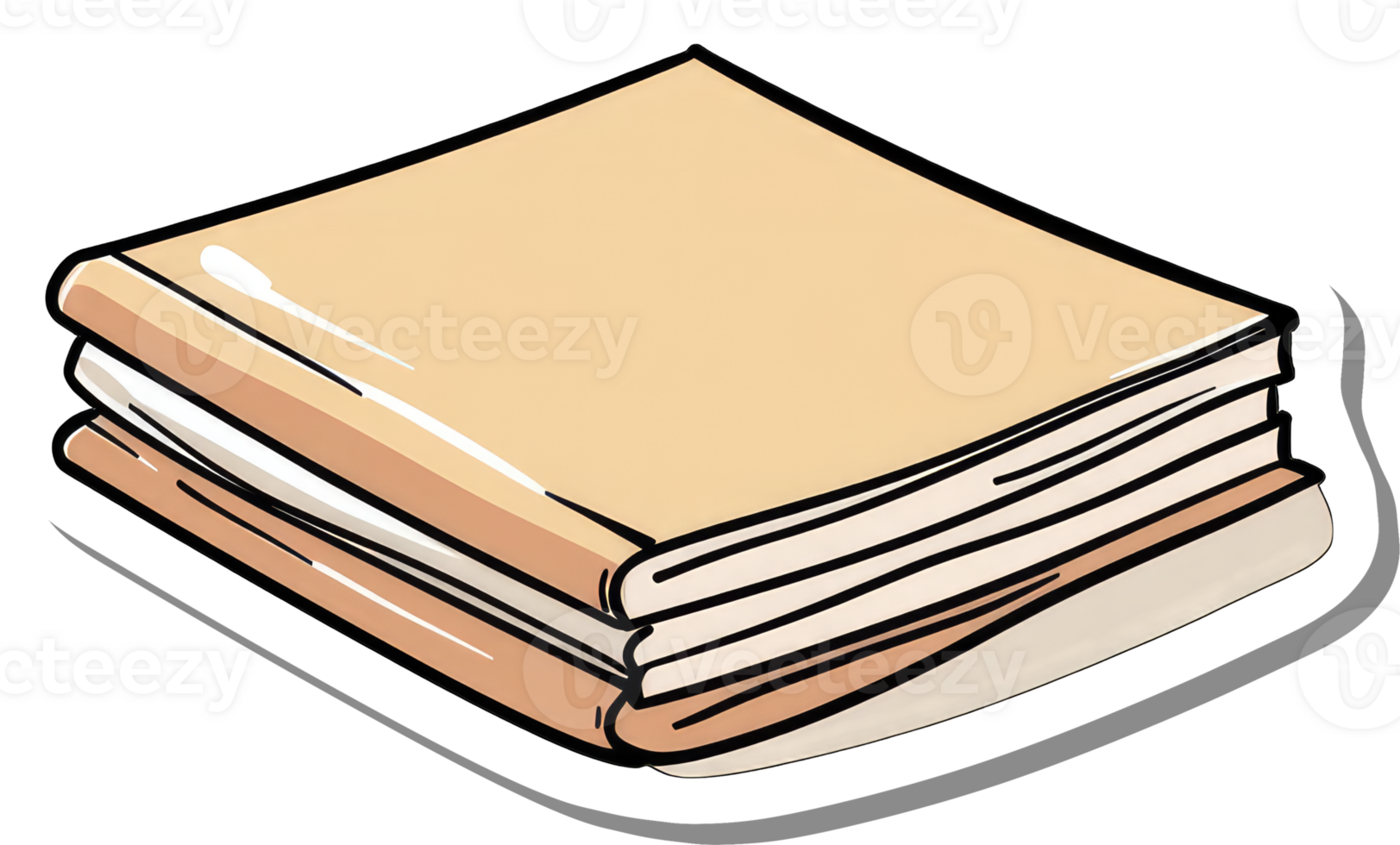 Stack of Books a Simple Illustration png