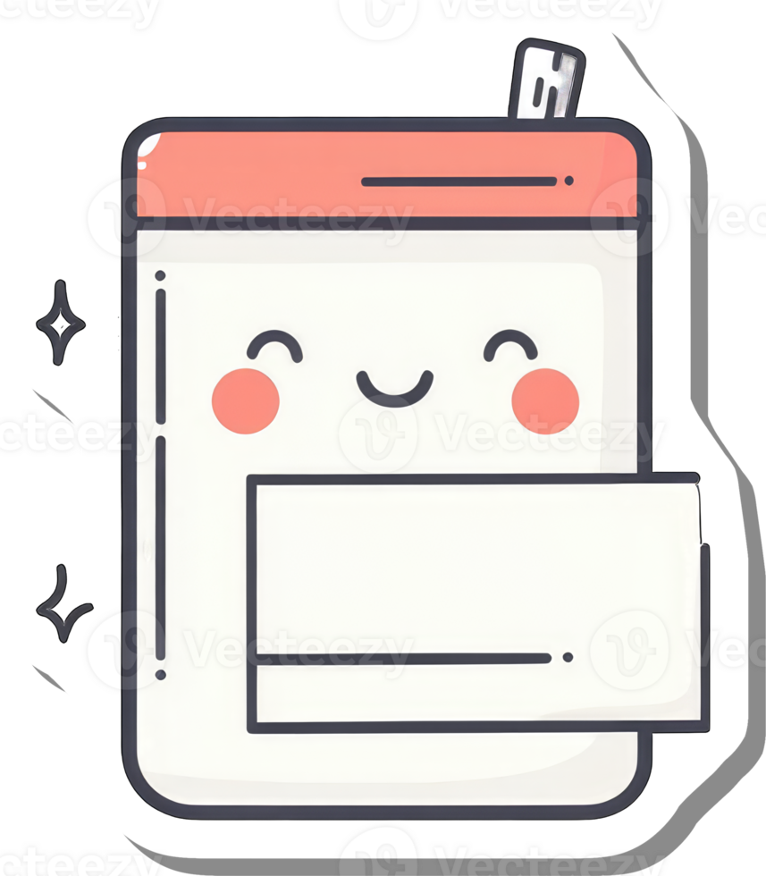 Happy Computer Receiving Important Digital Message png