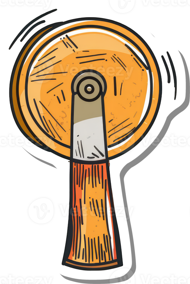 A stylized illustration of a spinning circular object png