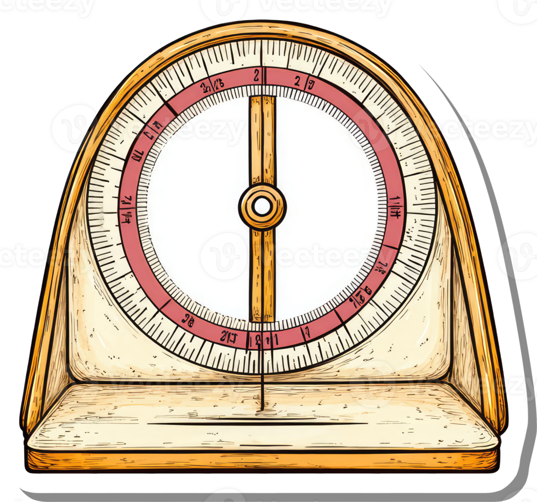 Vintage Nautical Instrument A Classic Inclination Gauge png