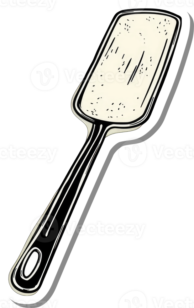 A Simple Illustration Of A Kitchen Spatula png