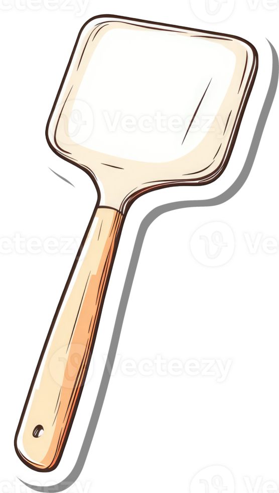 A Wooden Spatula Kitchen Cooking Utensil png