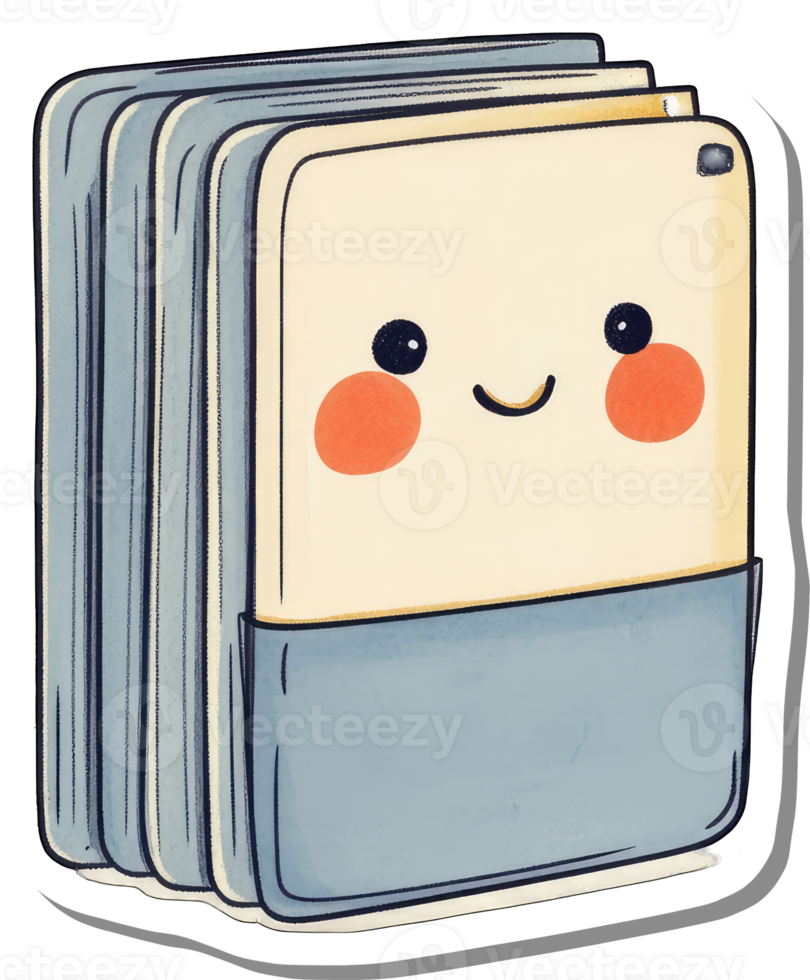 Happy Tablet Stack in Protective Case png