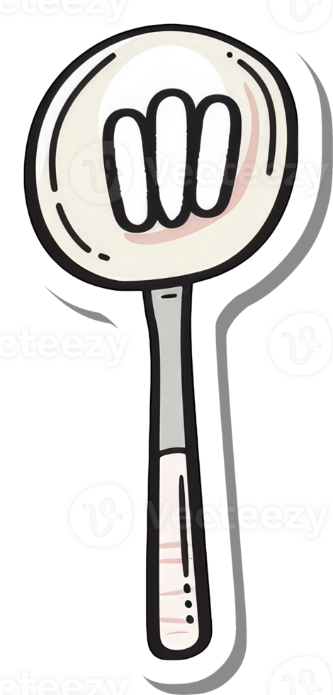 A Cartoon Drawing Of A Kitchen Skimmer png