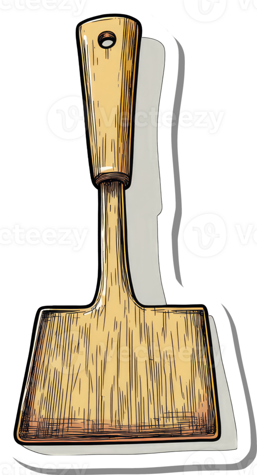 Wooden Kitchen Utensil Cooking Tool Spatula png