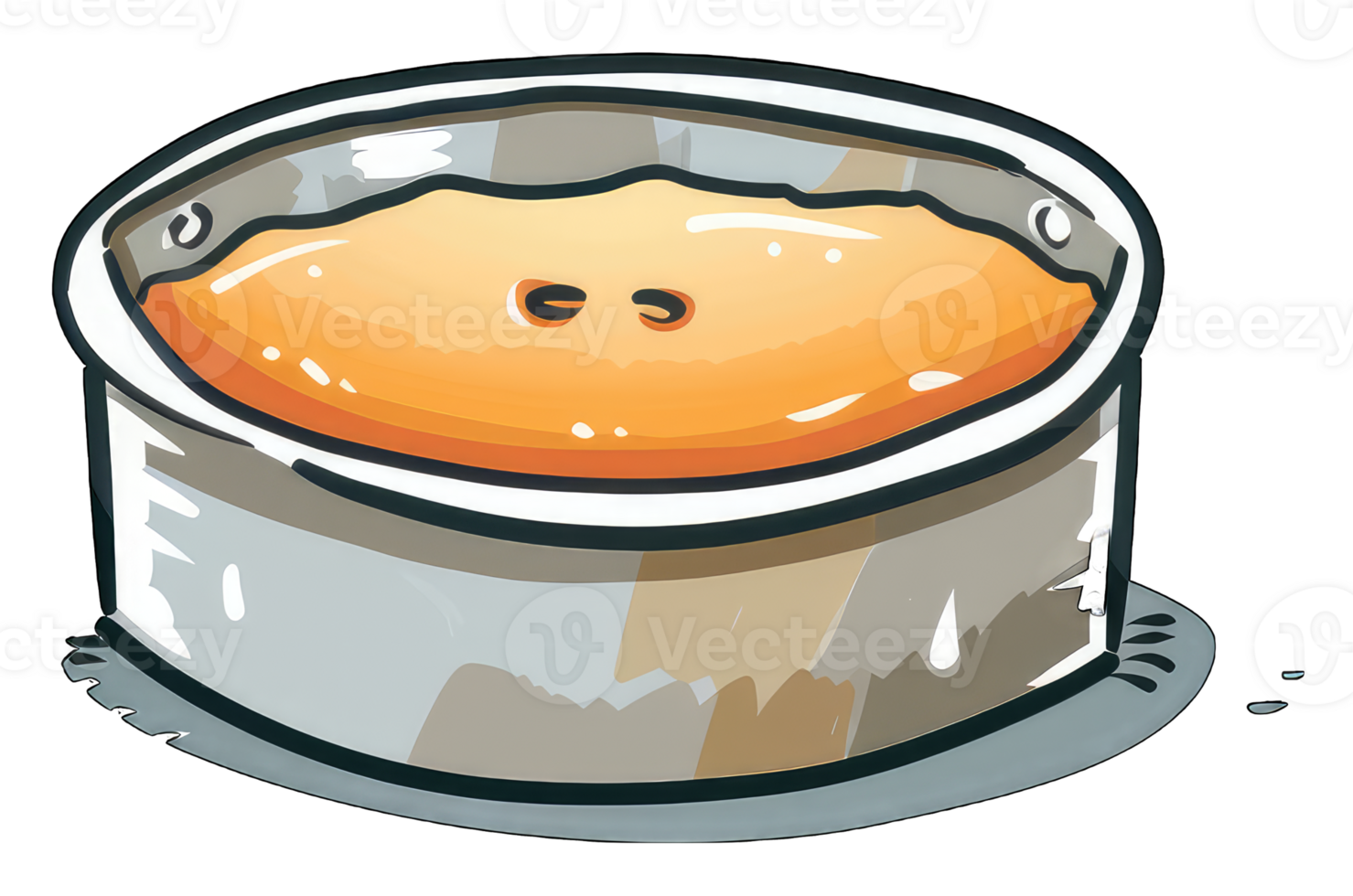 A Delicious Golden Brown Baked Dessert In A Tin png
