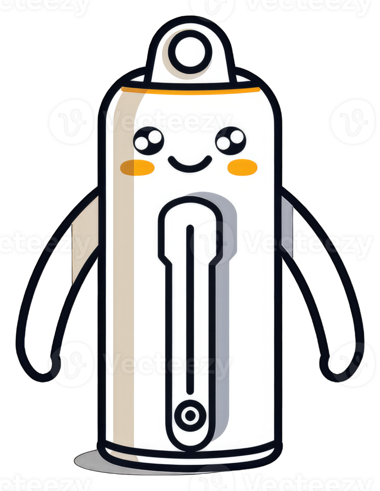 Happy Can Character Design With Arms png