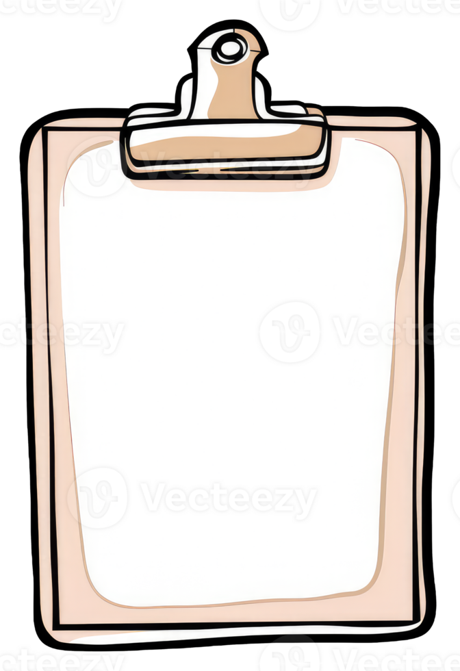A Blank Clipboard Ready For Notes And Ideas png