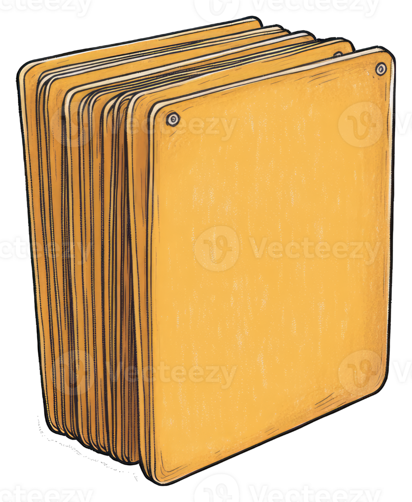Stack of Blank Yellow Metal Signs Ready for Text png
