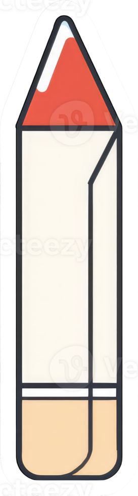 A Simple Stylized Image Of A Crayon png