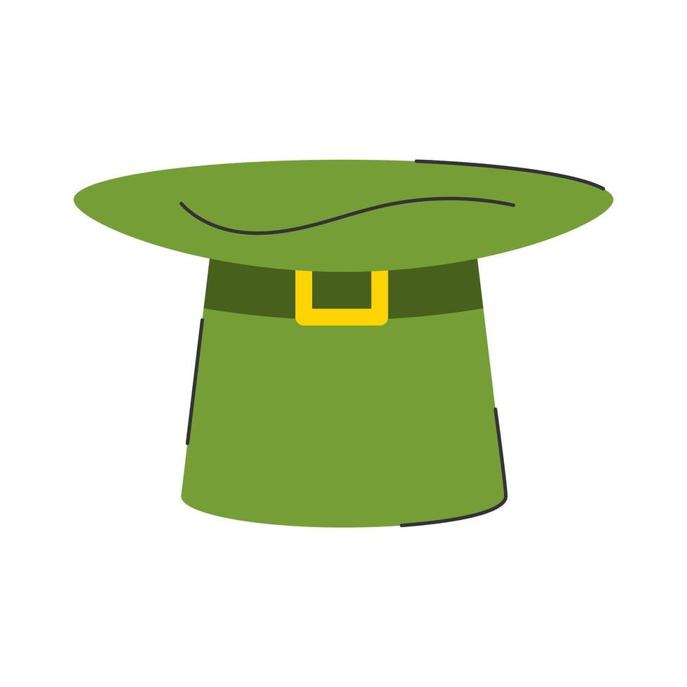 Leprechaun hat for St. Patrick's Day. illustration. vector