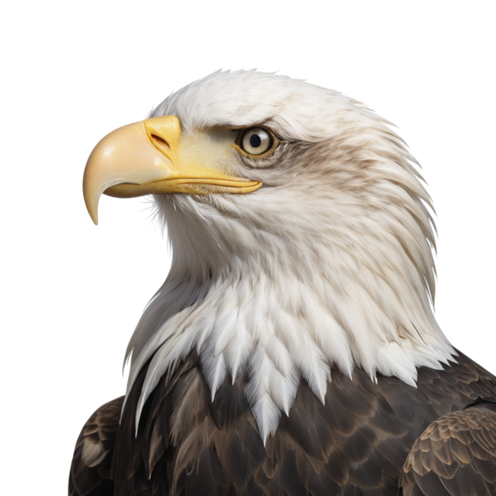 An eagle is shown in front of a black background png