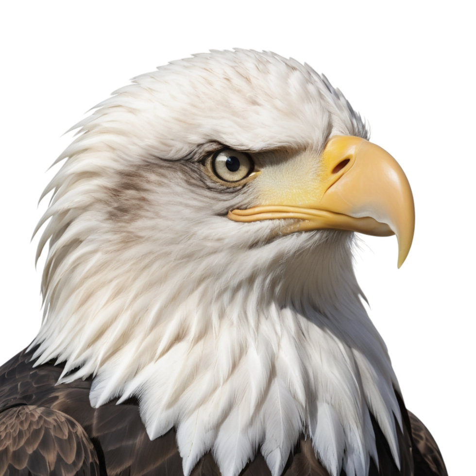 An eagle is shown in front of a black background png