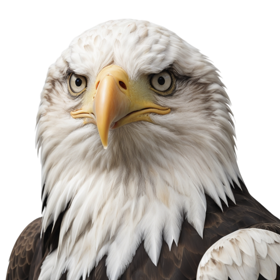 An eagle with a black background png