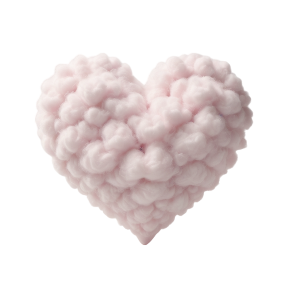 A pink heart shaped cloud on a black background png