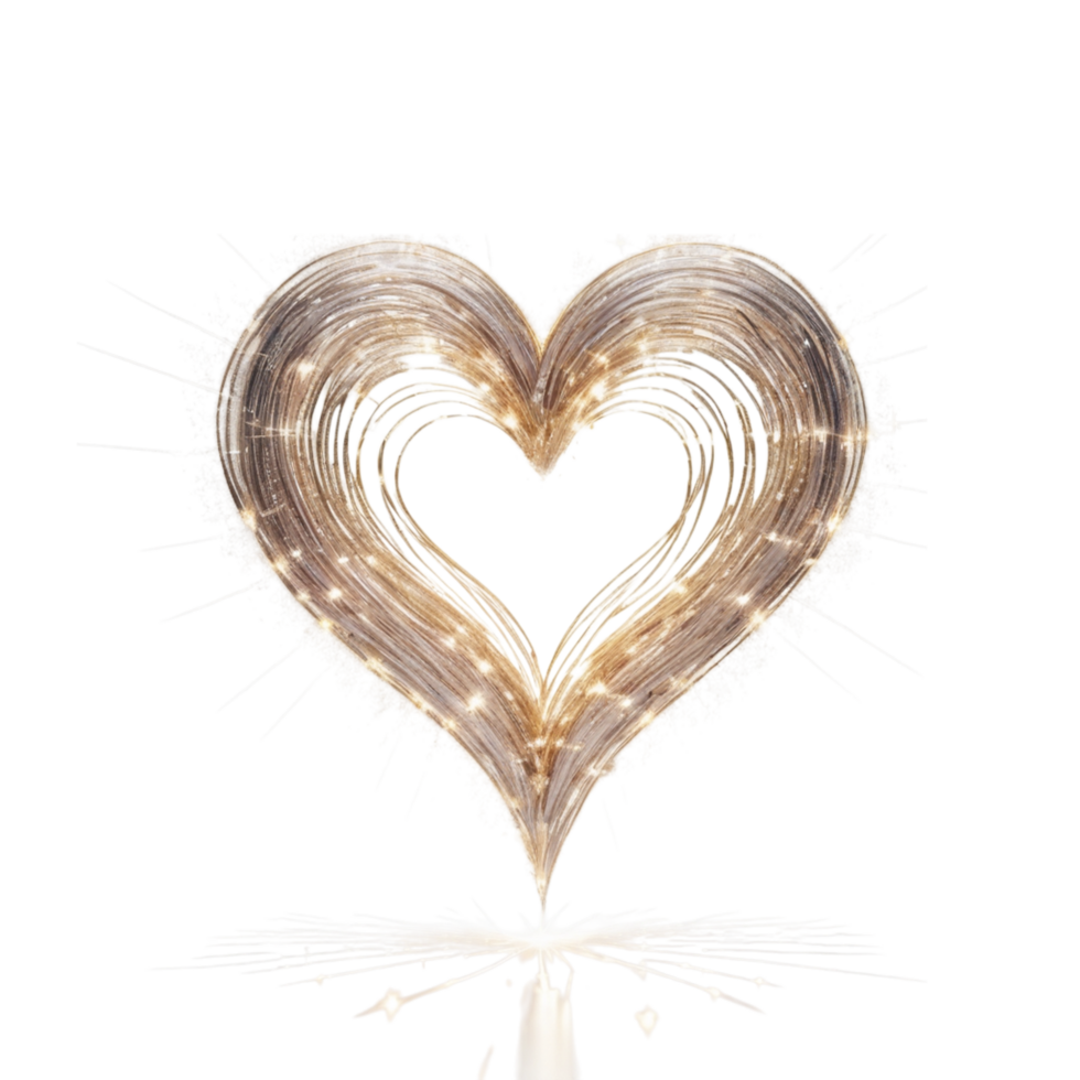 A heart shaped light up sign on a black background png