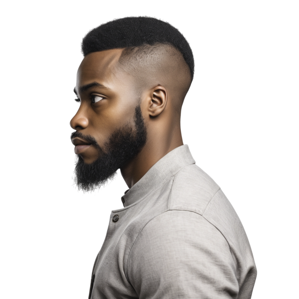 A man with a beard and a mohawk png