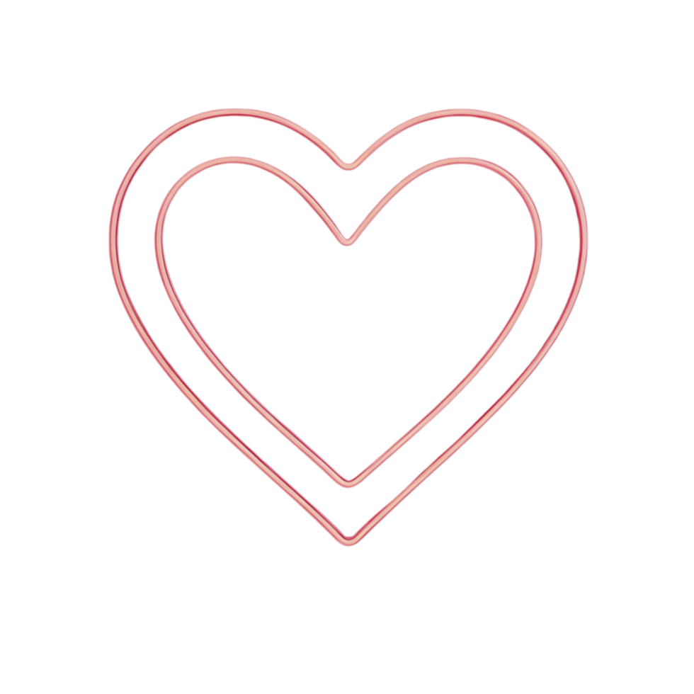 A neon heart on a black background png