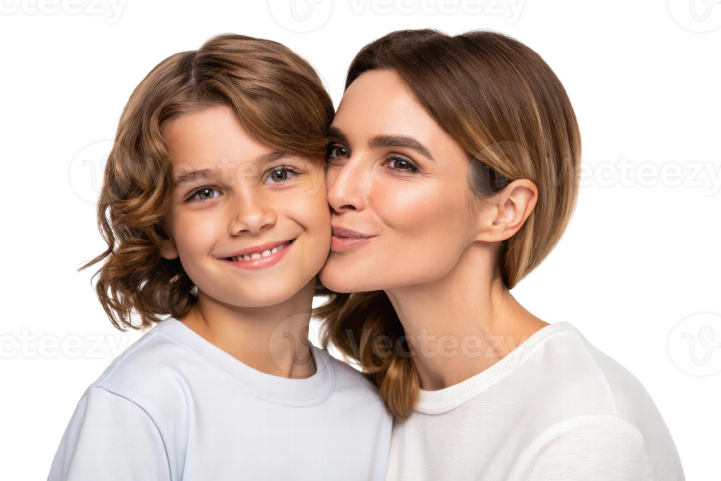 Mother and child sharing a joyful moment together png