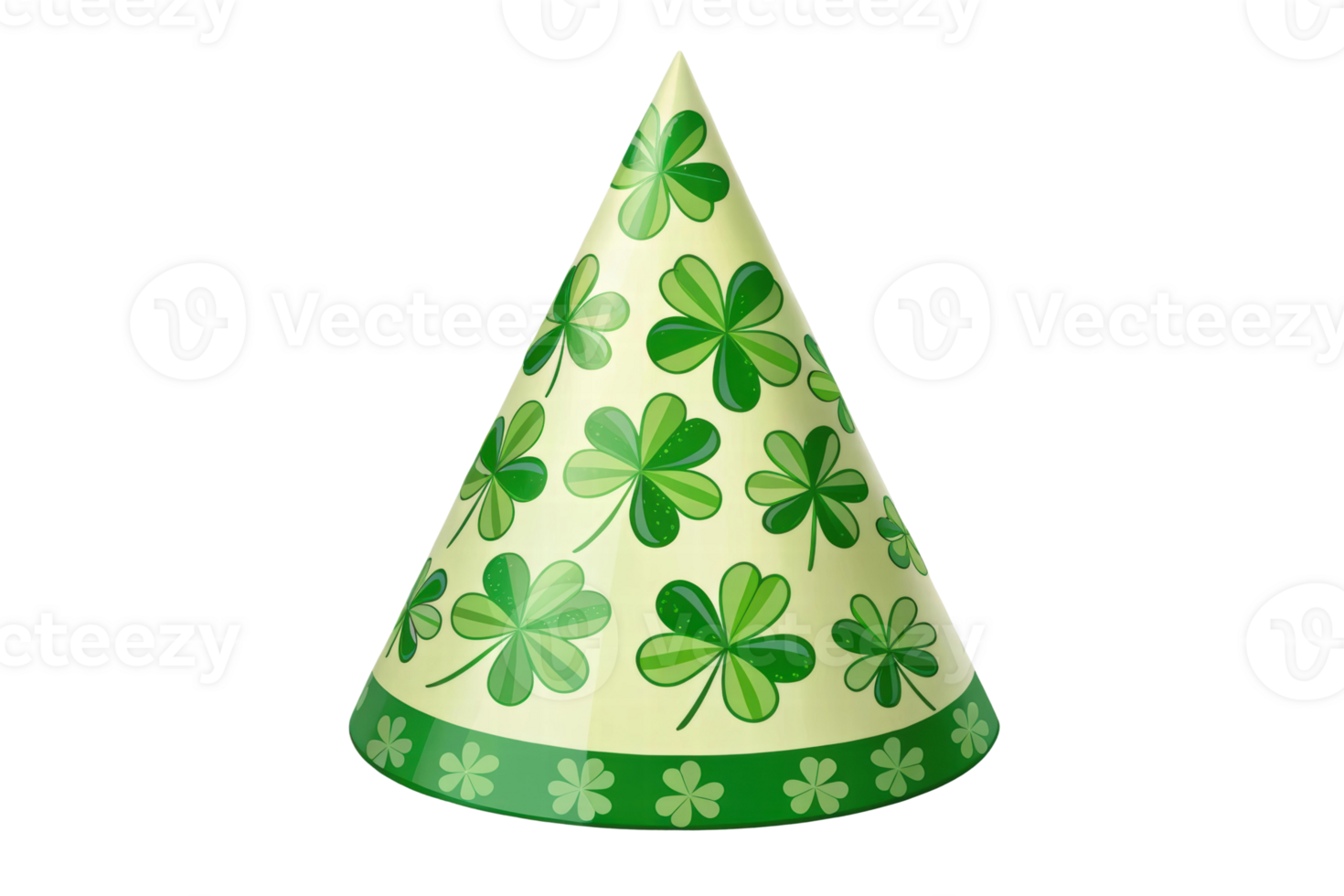 Shamrock festive green hat png
