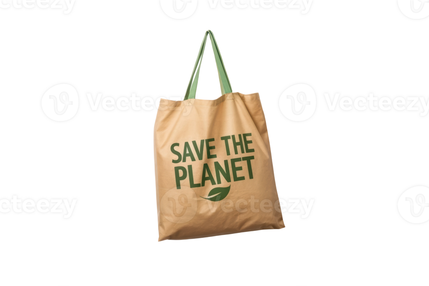 Eco tote bag for environmental awareness png