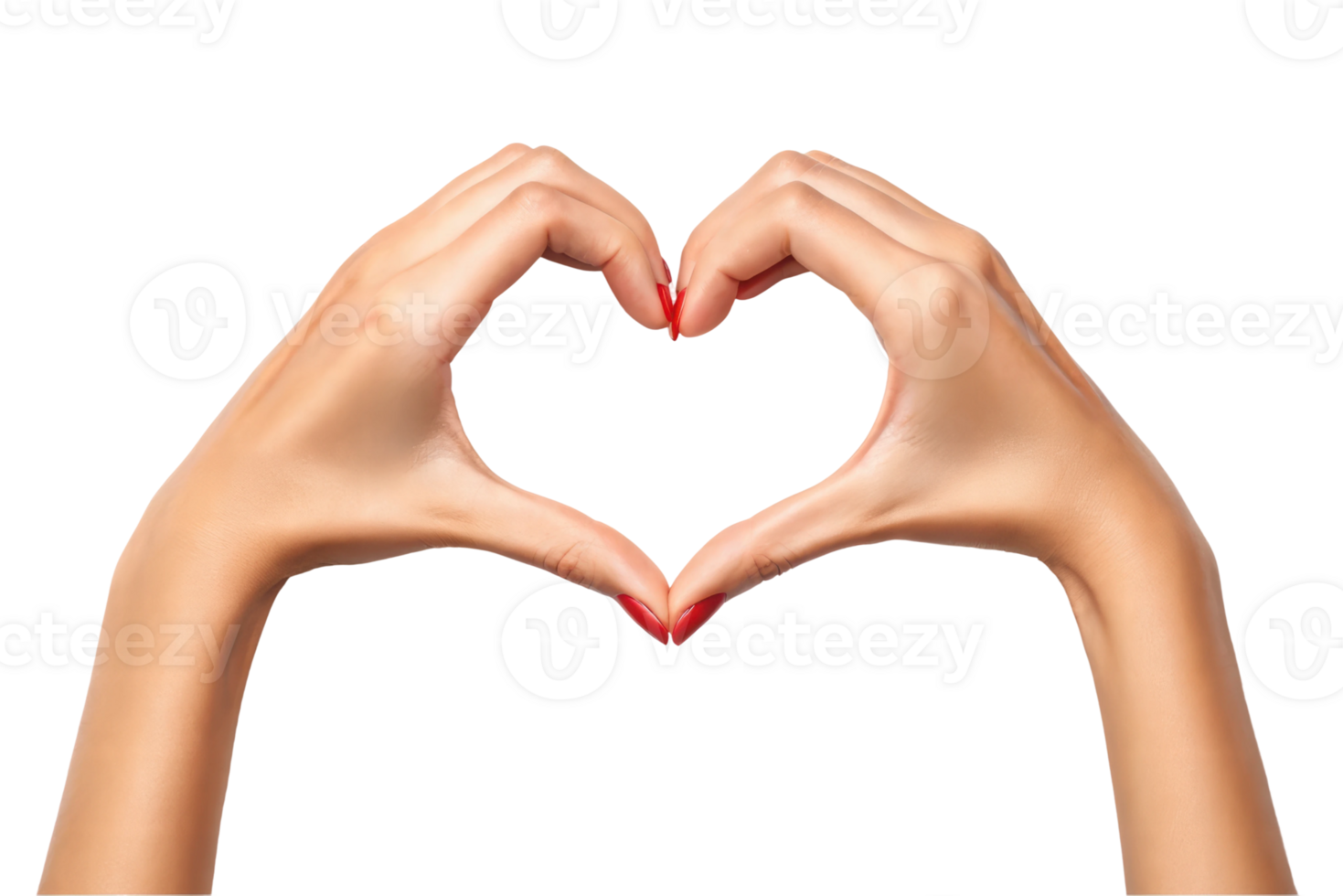 Hands creating a heart shape symbolizing love png