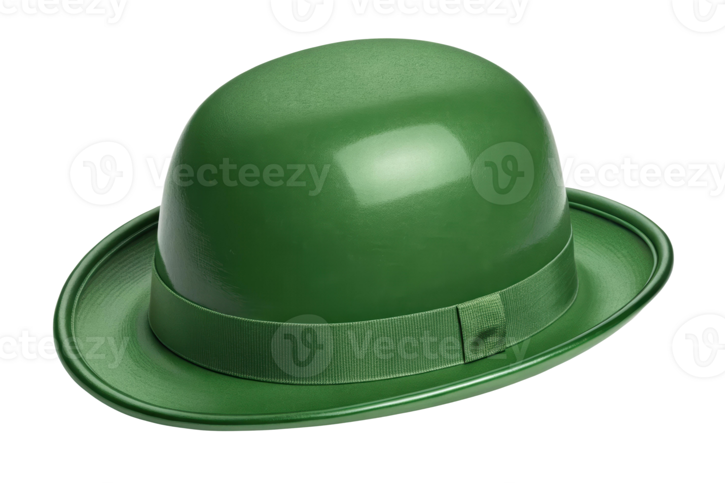 Green hat on a white background for festive events png